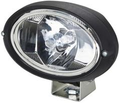 LED darbo žibintas ovalus Halogen, 55W, 1150lm, 12V, 160x78x128mm Hella 1GA996161281