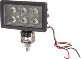 LED darbo žibintas stačiakampis 30W, 2400lm, H11, LA10512