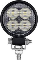 LED darbo žibintas apvalus 12W, 1200lm, 12/24V, 65.7x85.8x35mm 8 LED LA10606