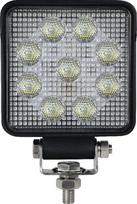 LED darbo žibintas kvadratinis 15W, 1710lm,10/30V, 129x40x100mm, 9 LED  gopart LA15032