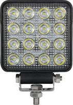 LED darbo žibintas kvadratinis 25W, 3040lm, 10/30V, 108x48x108mm, 16 LED LA10024