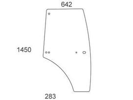 Kabinos durų stiklas VA431585N