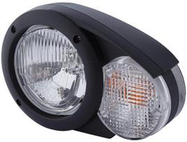 Priekinis žibintas kairys Halogenas 12V, Ø144.5mm, Hella 1E3996160011