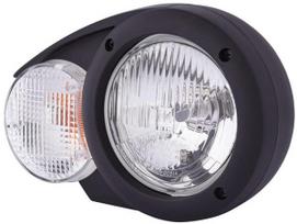 Priekinis žibintas dešinys Halogenas 12V, Ø144.5mm, Hella 1E3996160001