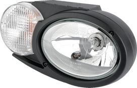 Priekinis žibintas dešinys Halogenas 12/24V, 304.5x153.3mm, Hella 1EB996167187