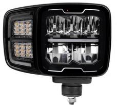 LED priekinis žibintas dešinys 12/24V, 220x197.2x80.5mm, LA10216HEAT