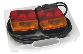 Magnetinis priekabos žibintų komplektas su laidu 12V, 7,5 metro kabelis, 2,5 metro kabelis, Vapormatic VLC6015