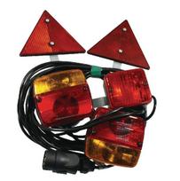 Priekabos žibintų komplektas su laidu 12V 7,5 metro kabelis Ajba LA97535