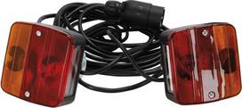 Priekabos žibintų komplektas su laidu 12V, 12 metrų kabelis 489003