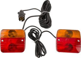 Priekabos žibintų komplektas su laidu 12V, 7,5 metro kabelis, 2,5 metro kabelis gopart  LA65005