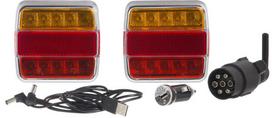 LED bevielis priekabos žibintų komplektas 12V, 9-15V LA60025