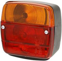 Priekabos žibinto sitklas kairės pusės 12/24V, 105x100x52mm Sacex LA11004