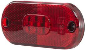 LED žymeklio lemputė, stačiakampis, 12V, raudona, 108x10.5x44mm, Hella ValueFit 2TM357009011