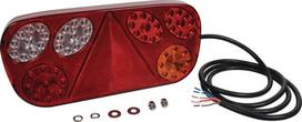 Galinis žibintas LED dešininis, stačiakampis, 12/24V, 315x32x145mm, LA111330