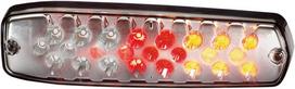 Galiniai žibintai LED, stačiakampis, 12/24V, Hella 2SK343910037
