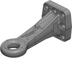 Priekabos sukabinimo kilpa su flanšu 50 mm Scharmüller 00652420A90