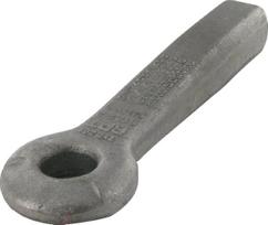Priekabos sukabinimo kilpa virinama 50x50mm Ø40mm BE5050