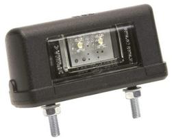 Priekabos numerio apšvietimo LED žibintas 12/24V, 82x31x39mm, Waś 1400300450