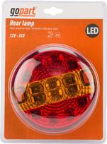 Priekabos galinis LED žibintas 12-24V, Ø140mm, gopart LA45050