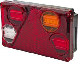 Priekabos galinis LED žibintas RH, 12/24V, 232x142mm, Waś 1400300392