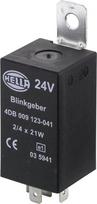 Relė Hella 24V, 4 kontaktų 4DB009123041