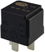 Relė Hella 12V, 5 kontaktų 4RD007794041
