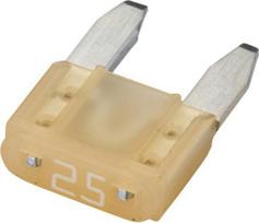 Automobilio saugiklis Mini 25A, 10.9mm 50x Hella 8JS728596091