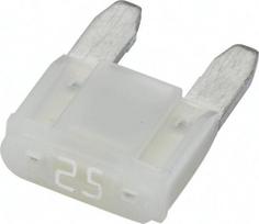 Automobilio saugiklis Mini 32V, 25A, 16.3mm 10x Hella 8JS728596242