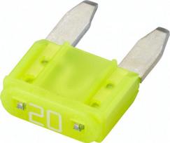 Automobilio saugiklis Mini 20A, 10.9mm 50x Hella 8JS728596161