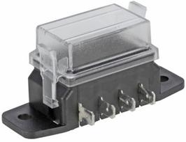 Saugiklio dėžutė 4 kontaktų 32V, 15A (ATO/ATC), 8x6.3mm FB10004KR