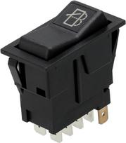 Klavišinis jungiklis 12V, 8 kontaktų SW10044KR