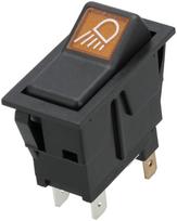 Klavišinis jungiklis 12V, 4 kontaktų SW10039KR
