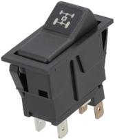 Klavišinis jungiklis 12V, 4 kontaktų SW10040KR