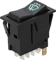 Klavišinis jungiklis 12V, 8 kontaktų SW10041KR