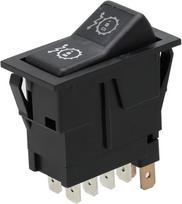 Klavišinis jungiklis 12V, 8 kontaktų SW10051KR
