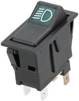 Klavišinis jungiklis 12V, 4 kontaktų SW10052KR