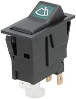 Klavišinis jungiklis 12V, 4 kontaktų SW10048KR