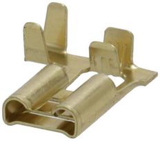 Kabelio antgalis 0.5-1.5mm² 6.3x0.8mm 50 vnt. LA9294