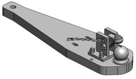 Dalis Scharmüller 009605974A02 Heavy Duty Trawbar K80® Case Puma 185-240/ Steyr CVT 6185-6240 / NH-T7.270
