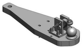 Dalis Scharmüller 009605975A02 Heavy Duty Trawbar K80® Case Puma EP 150-175 / Steyr CVT Eco 6150-6175