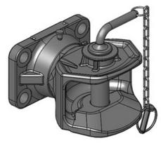 Dalis Scharmüller 05141501A02 Clevis Types 140x80 M20 K1 (Ø31,5mm)