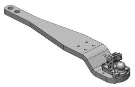Dalis Scharmüller 009644040A17 Didelės apkrovos grąžulas K80® JD 8R 8270R-8400R Kat. 3 gekröpft