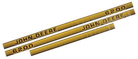 Dalis John Deere technikai TR6200JD Lipdukų rinkinys "John Deere 6200"
