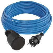 Tinklo ilgiklis 1 rozetė 10m. silikoninis 1.5mm2 IP44