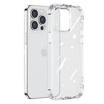 Dėklas iPhone 14 Pro Max su kabliukais ir stovu, skaidrus