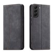 Hurtel Magnet Fancy Case skirtas Samsung Galaxy S22 + (S22 Plus), juodas