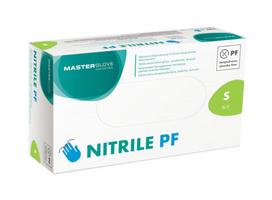 Vienkartinės nitrilinės pirštinės MASTER GLOVE S dydis Mėlynos spalvos