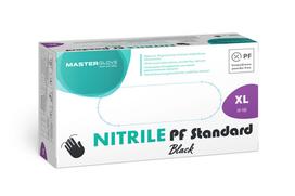 Vienkartinės pirštinės Master Glove XL Juodos spalvos 100vnt