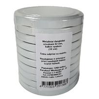 Užsukamas dangtelis 82mm baltos spalvos
