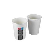 Vienkartinės popierinės stiklinės CLARINA 250ml 50vnt